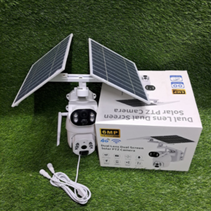 UBOX 6MP 4G Dual Lens Solar Powered PTZ Camera