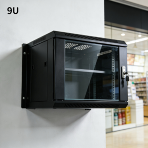 Lockable 9U Network Rack Cabinet 600×450×500